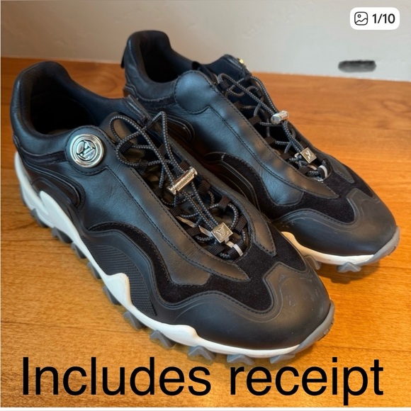 Louis Vuitton Run Away Pulse Sneakers – Black (Size 38.5) - Picture 1 of 10